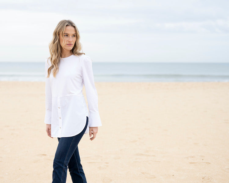 Long Sleeve Button Up Blouse