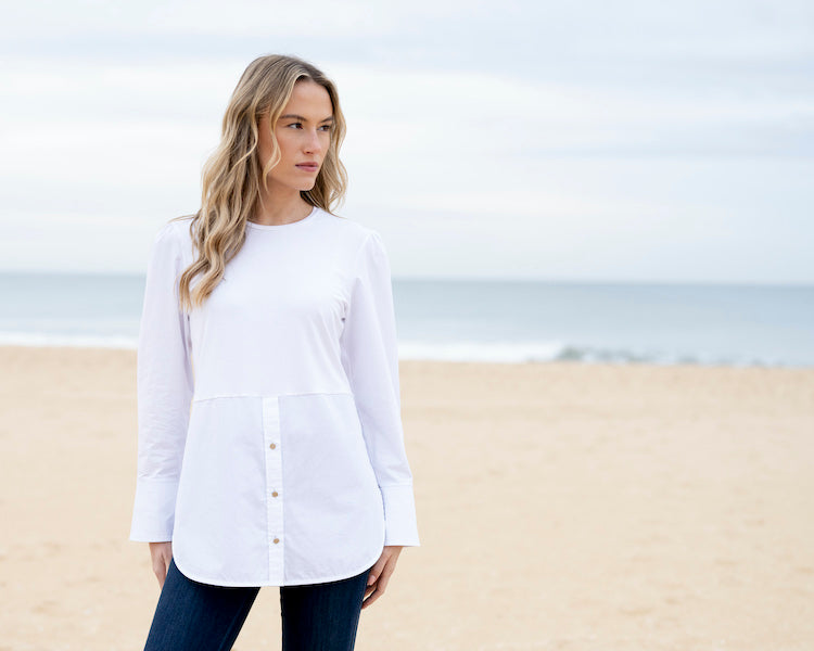 Long Sleeve Button Up Blouse