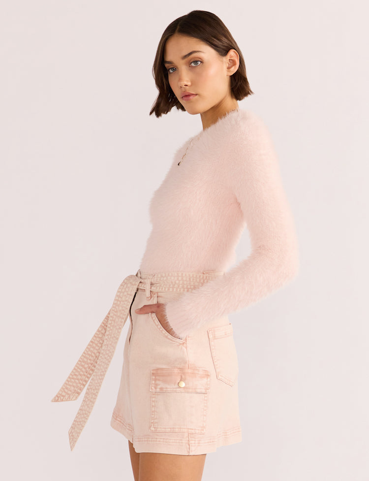 Dahlia Mini Denim Skirt