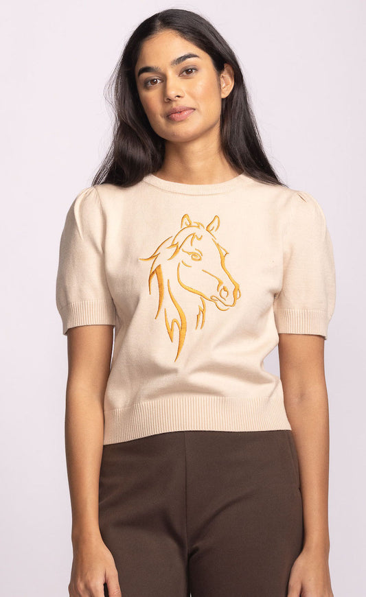 Whisper Short Sleeve Sweater