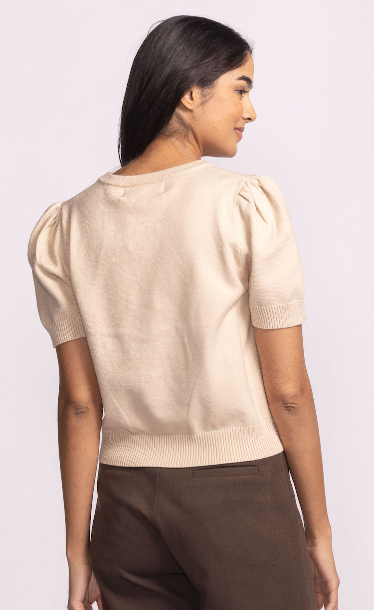 Whisper Short Sleeve Sweater