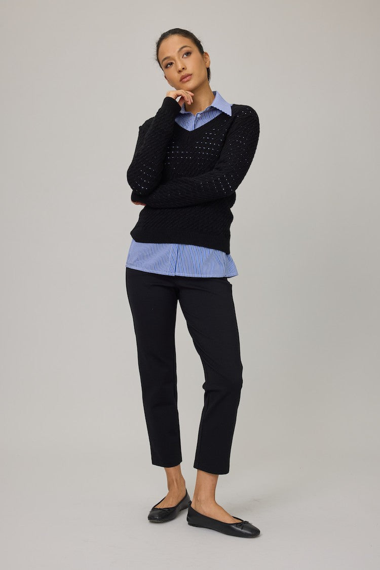 Classic Fit Ponte Pant