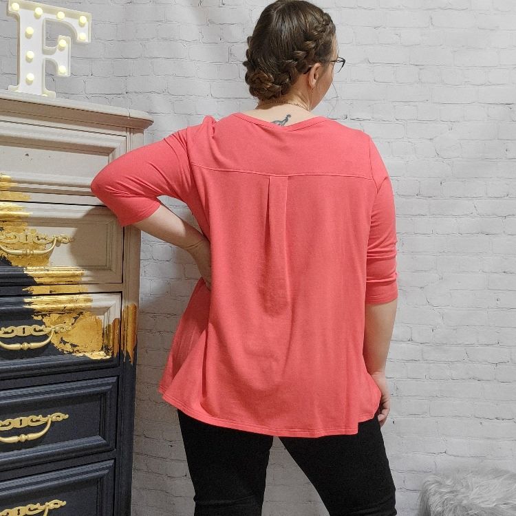 Shannon Passero Style: 4053 all-day-tunic-pink back view