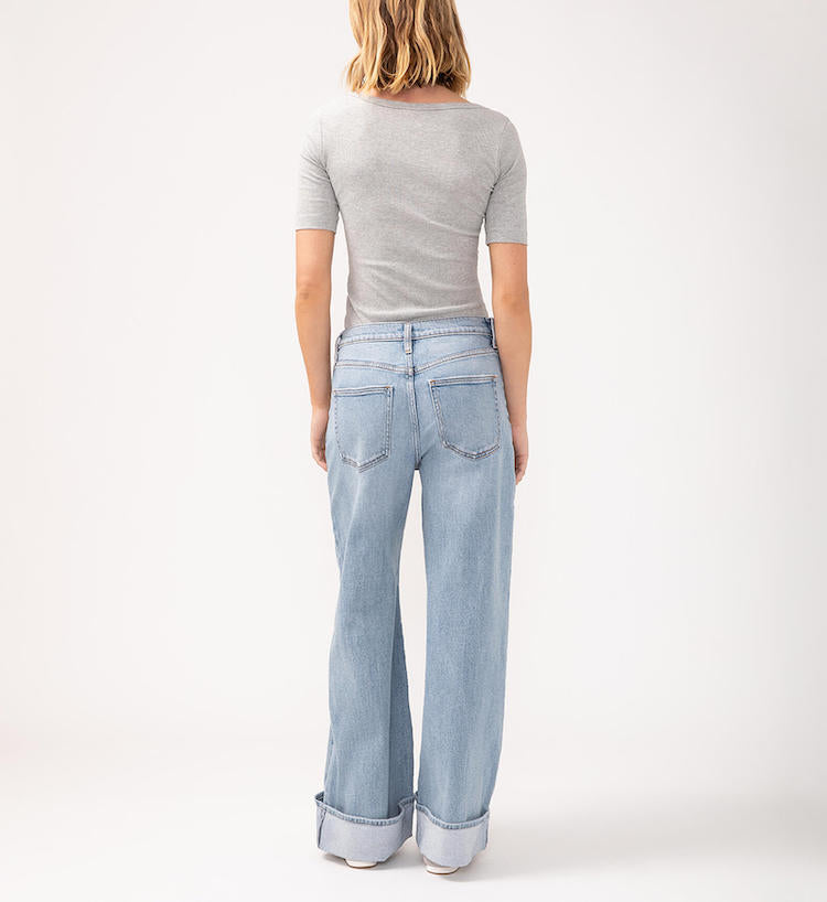 Highly Desirable High Rise Wide Leg Jeans