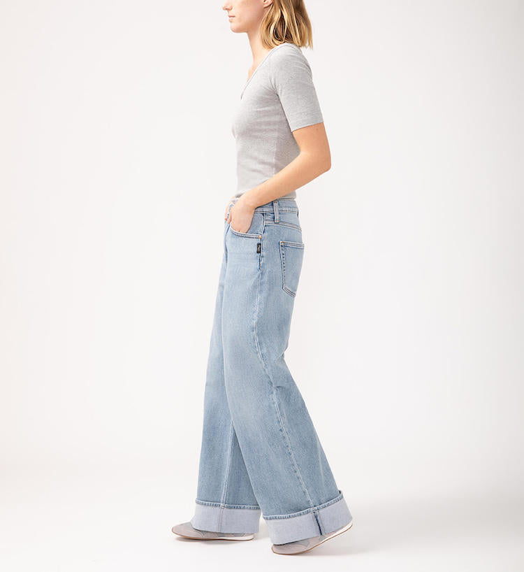 Highly Desirable High Rise Wide Leg Jeans