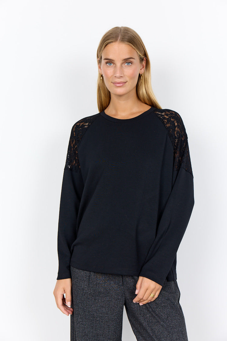 Lace Detail Pullover