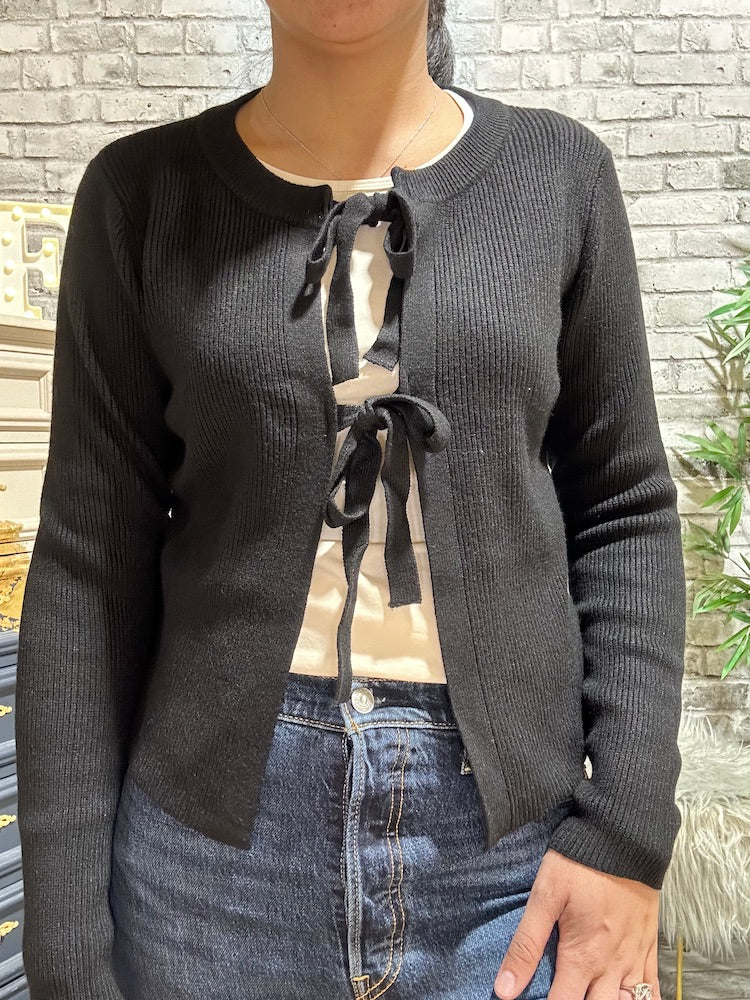 Kanita Tie Front Cardigan