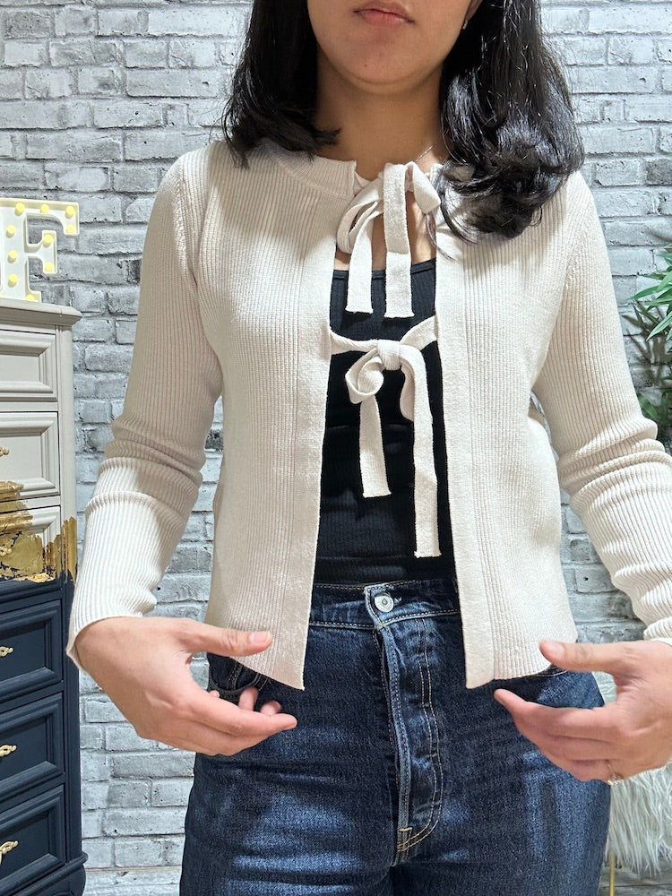 Kanita Tie Front Cardigan