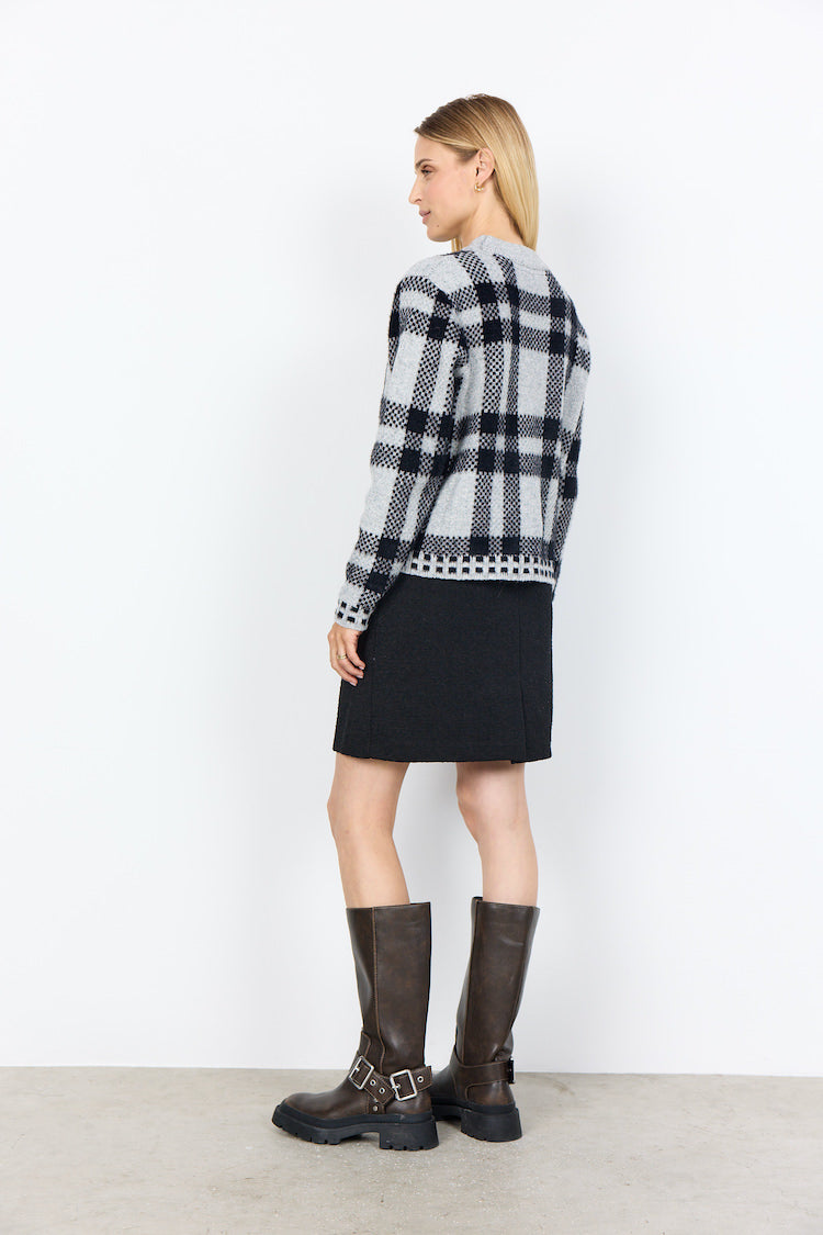 Plaid Print Sweater