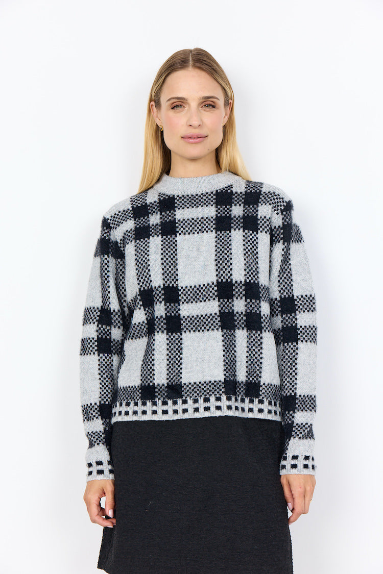 Plaid Print Sweater