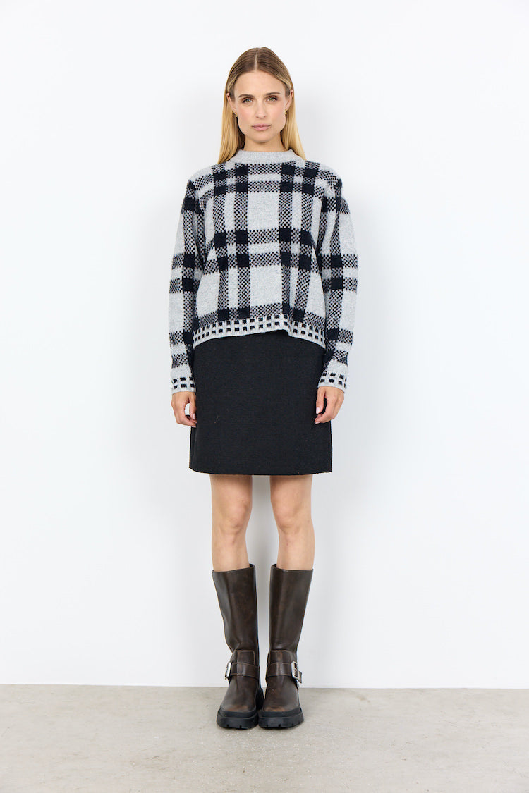 Plaid Print Sweater
