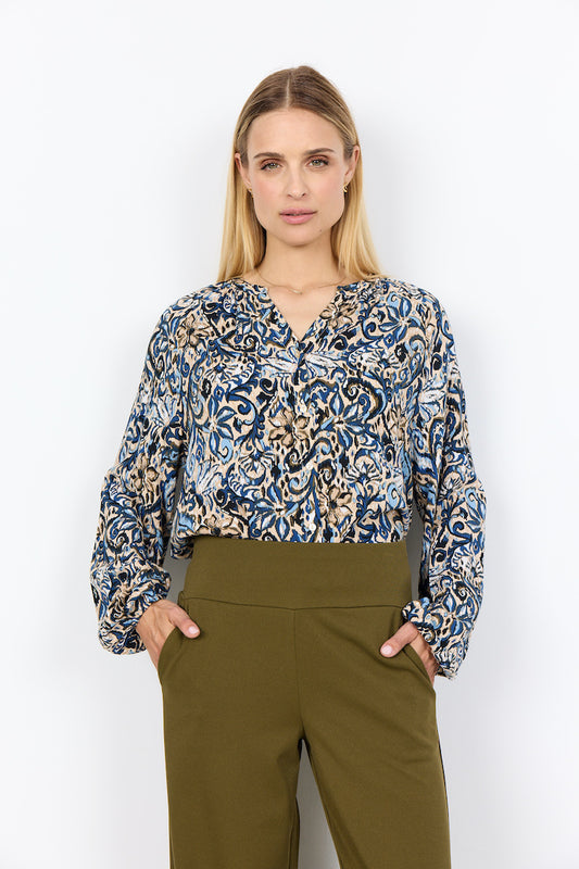 Vava Print Blouse