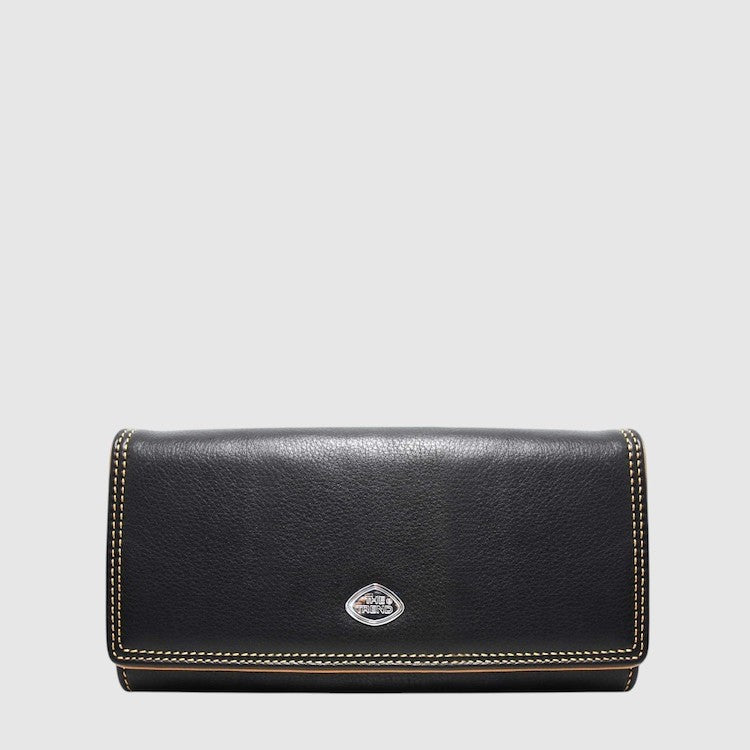 Long Leather Wallet With RFID Protection