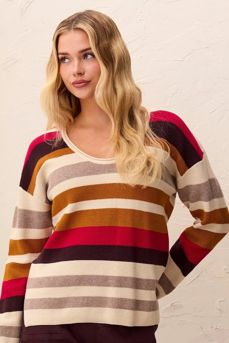 Tribal Waffle Knit Sweater