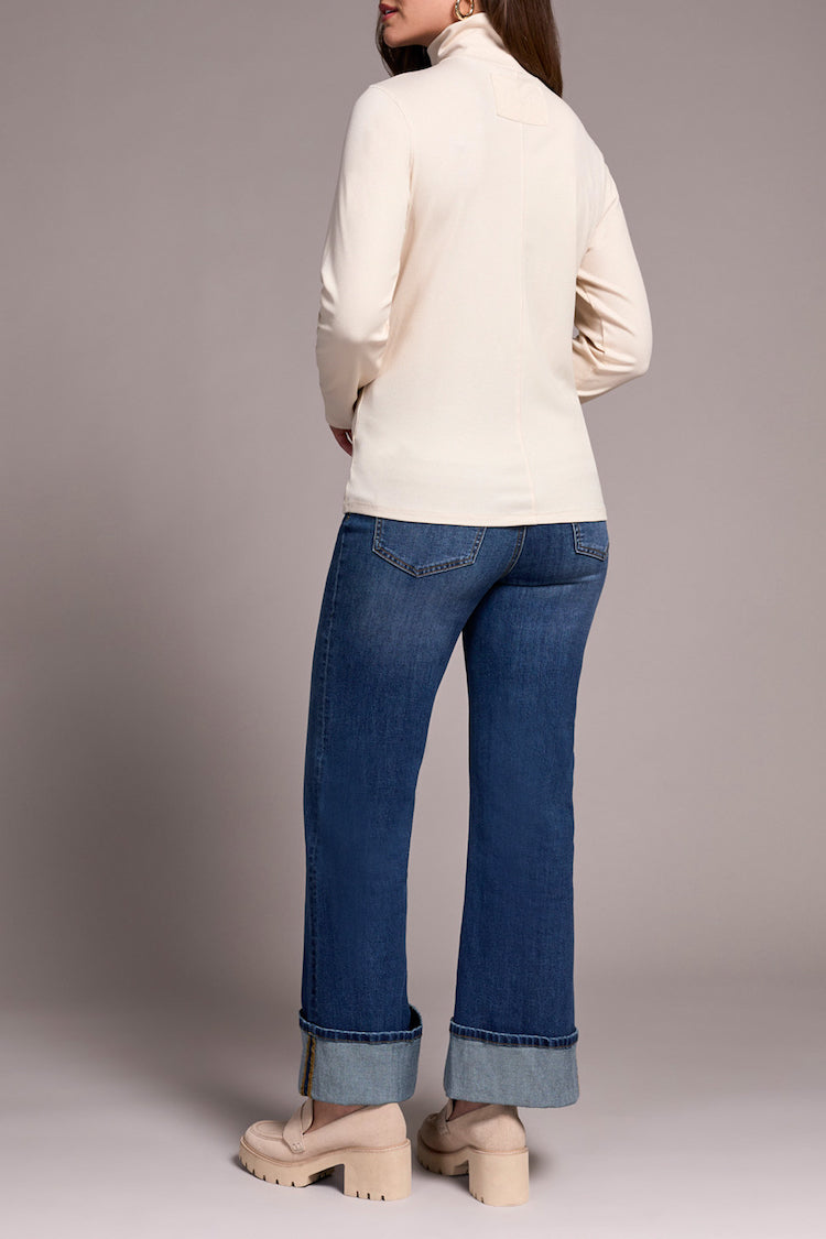 Long Sleeve Turtle Neck Top