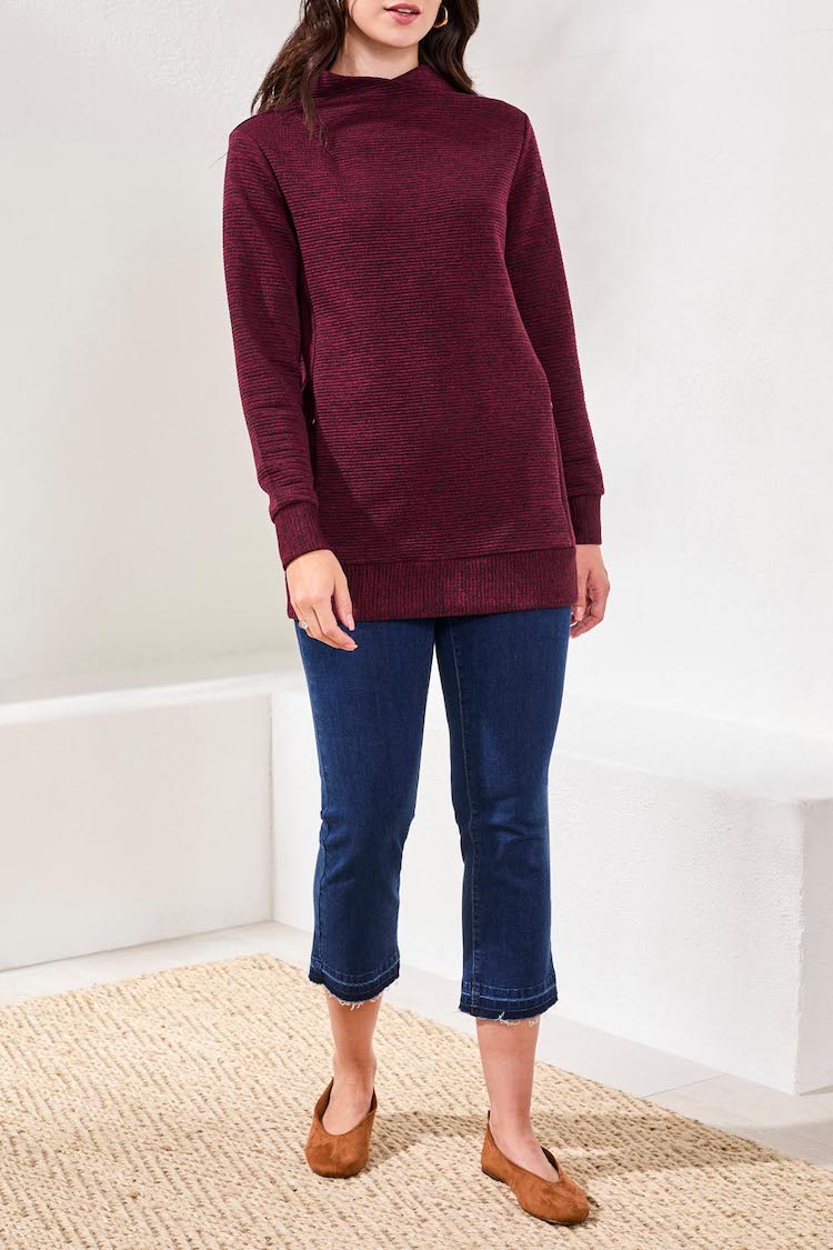 Long Sleeve Tunic With Invisible Pockets