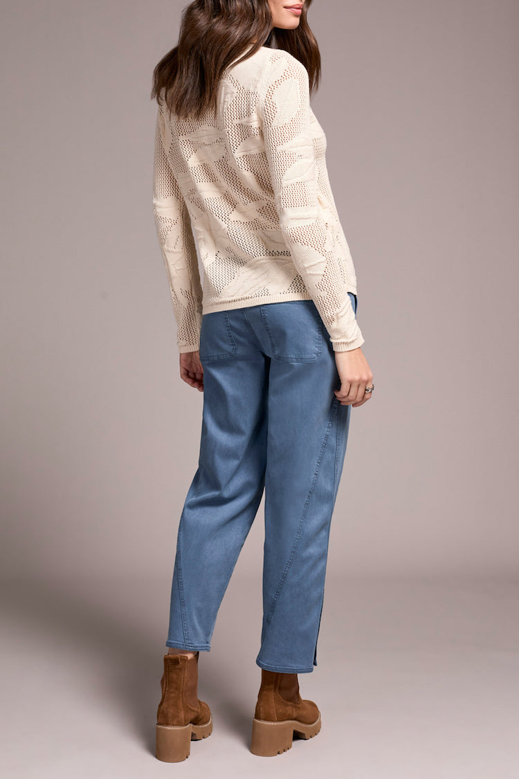 Long Sleeve Boat Neck Sweater