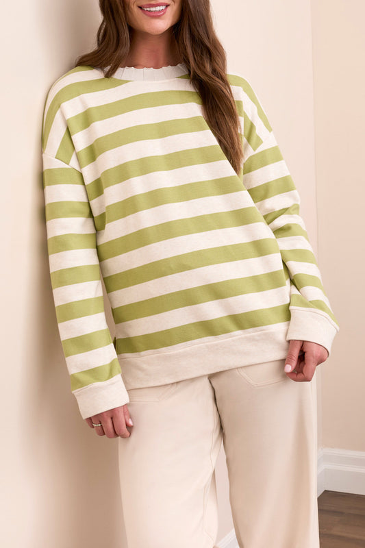 Stripe Long Sleeve Sweater