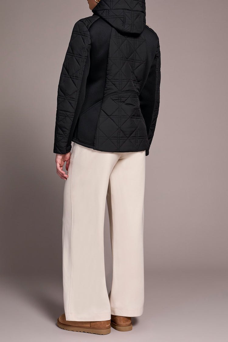 Zip Front Removable Hooded Puffer Jacket