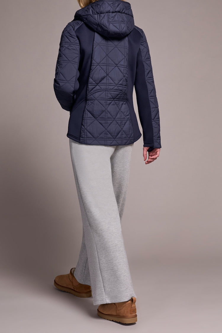 Zip Front Removable Hooded Puffer Jacket