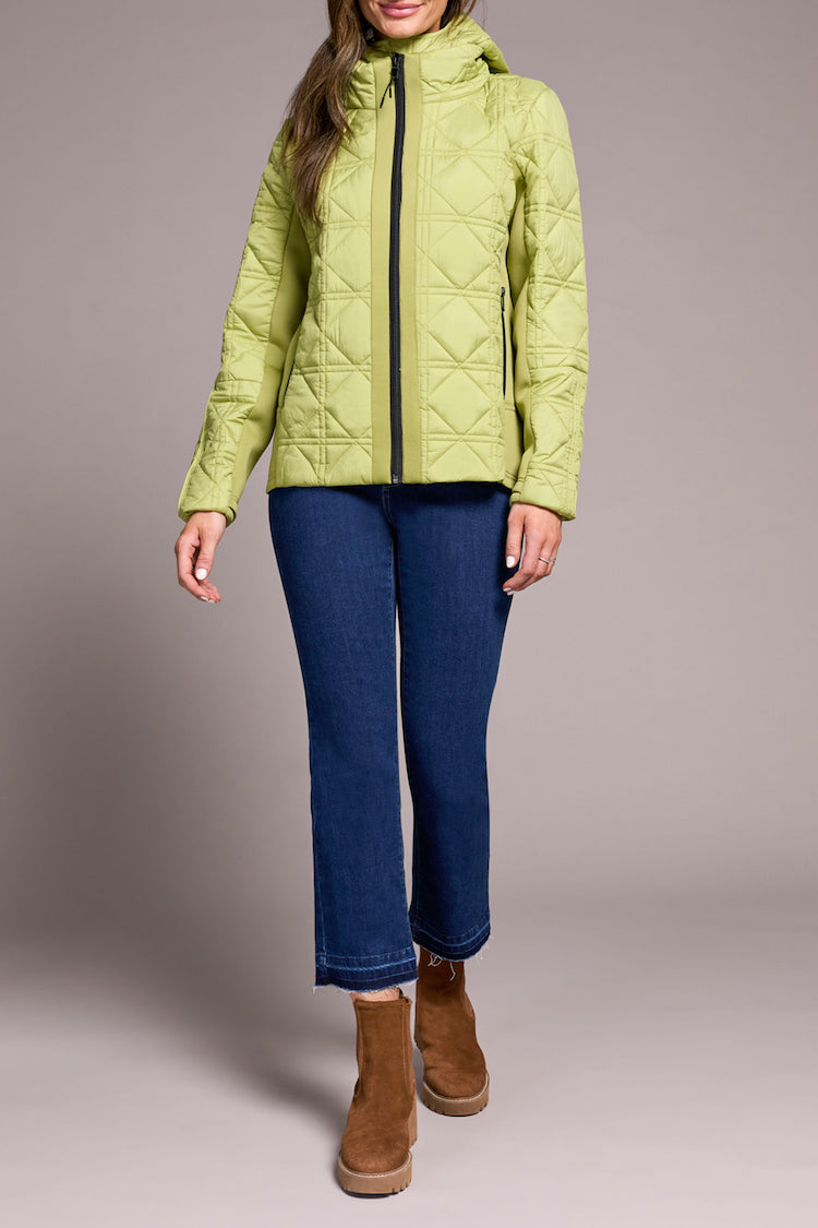 Zip Front Removable Hooded Puffer Jacket