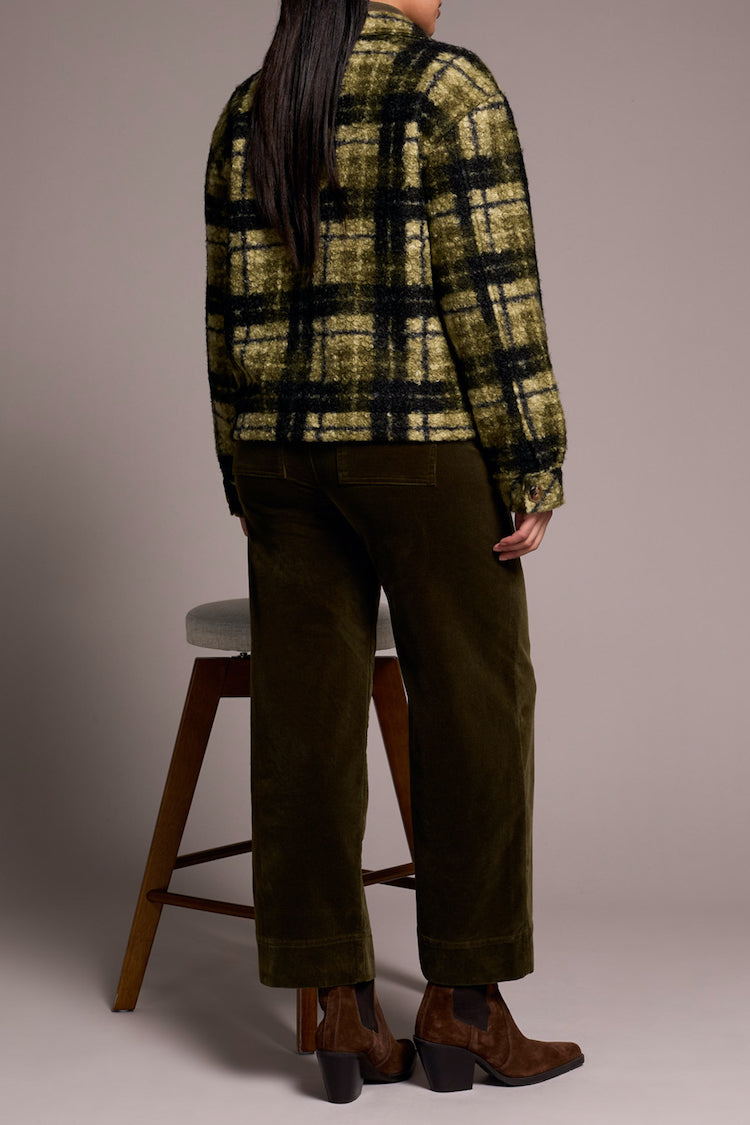 Long Sleeve Button Front Lined Shacket