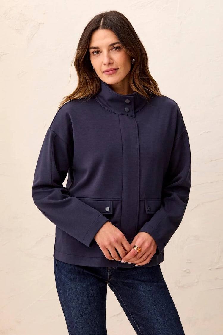 Tribal Soft Touch Zip Up Utility Jacket