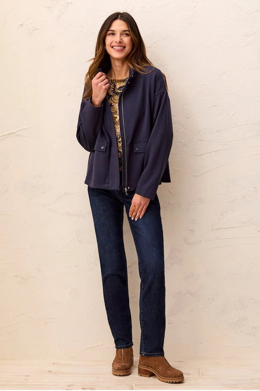 Tribal Soft Touch Zip Up Utility Jacket