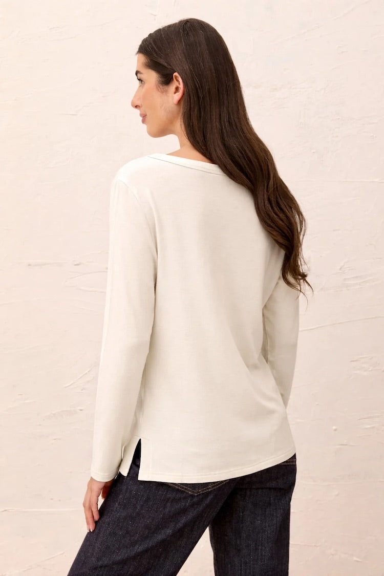 Tribal Long Sleeve Scoop Neck