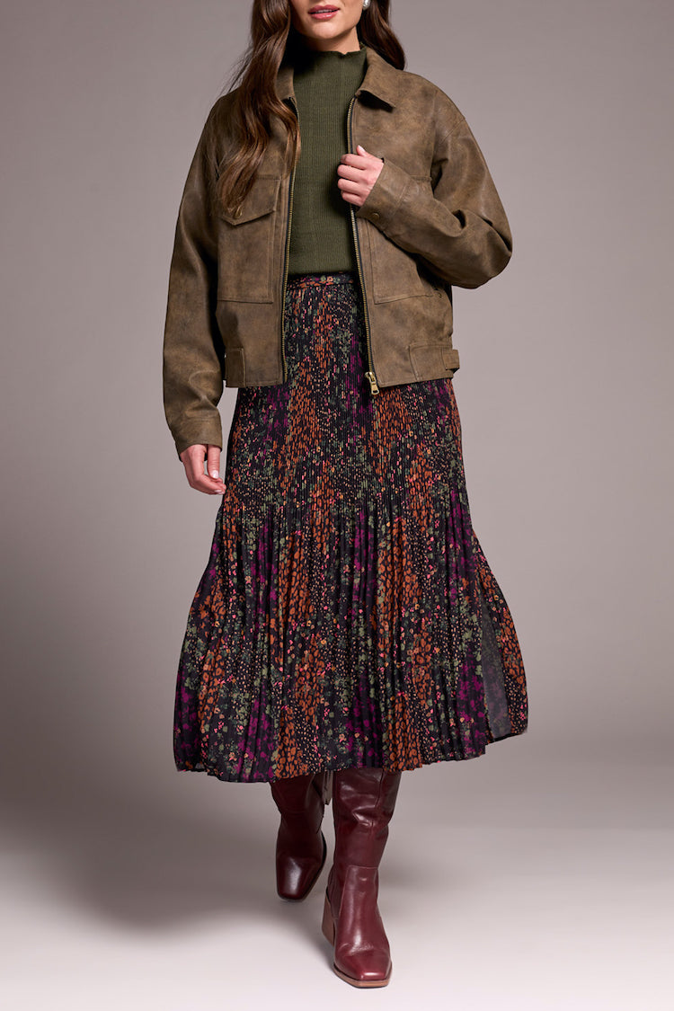 Zip Front Side Tab Jacket