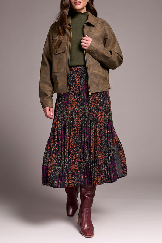 Zip Front Side Tab Jacket