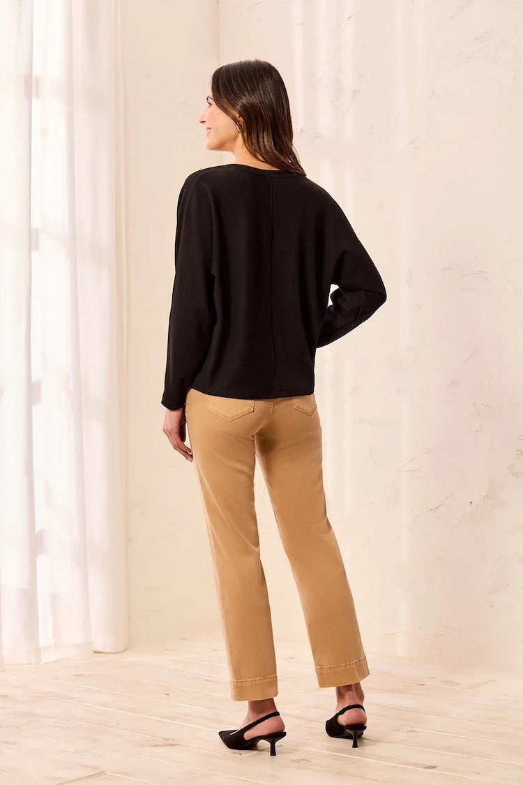 Tribal Ottoman V-Neck Long Sleeve Top