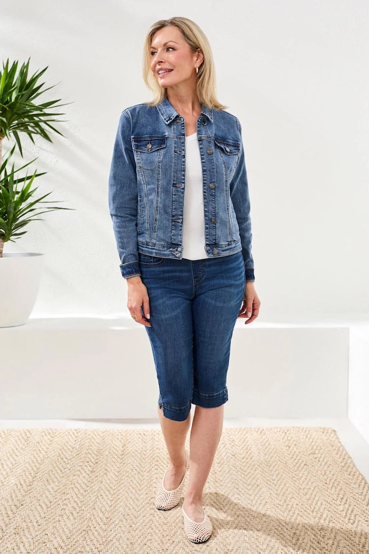 Classic Fit Comfort Stretch Denim Jacket