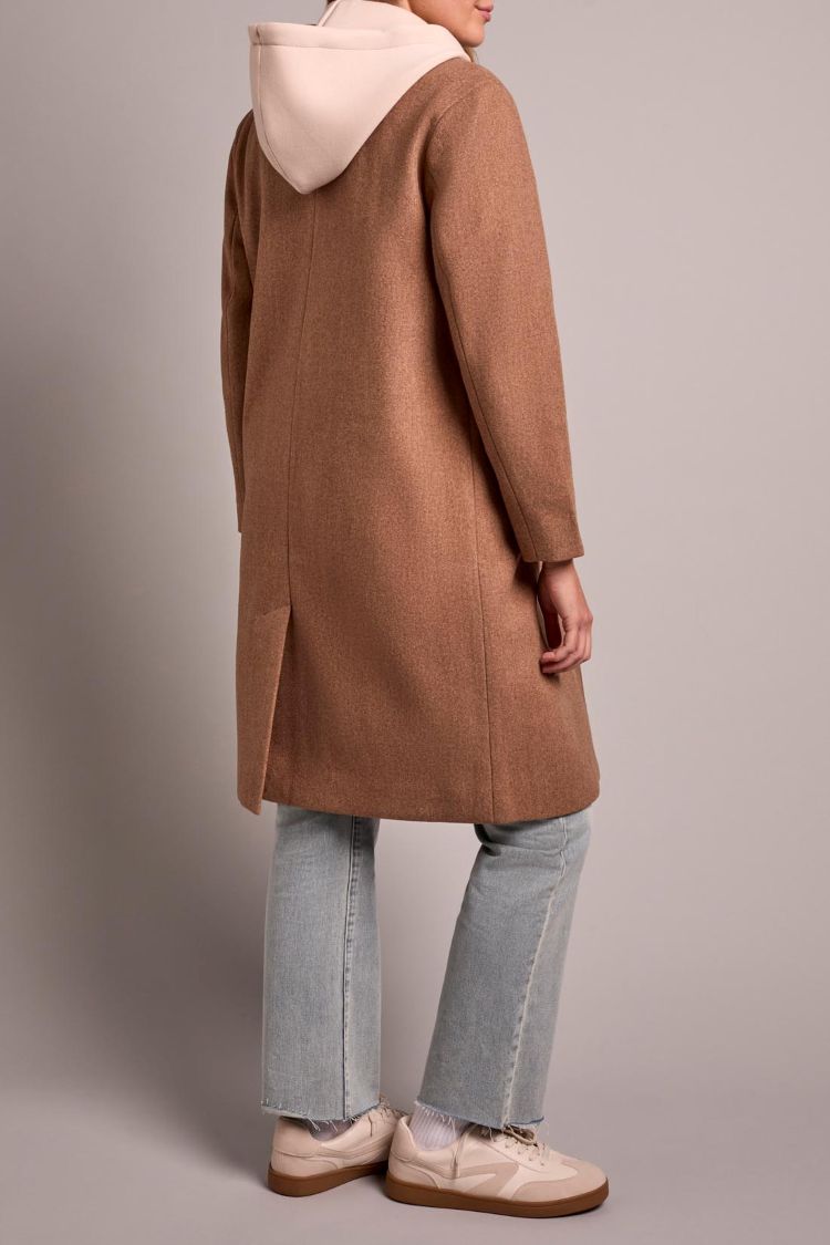 Trench Coat With Fooler Hoodie