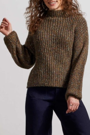 High Funnel Neck Oversize Sweater