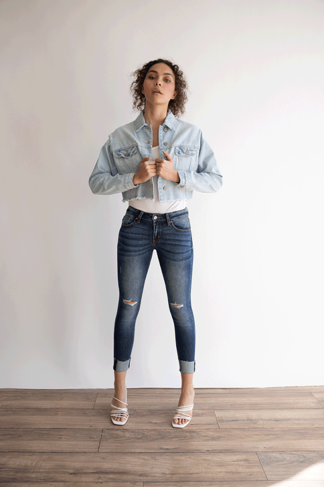 Stella Low Rise Ankle Skinny Jeans Fashionista