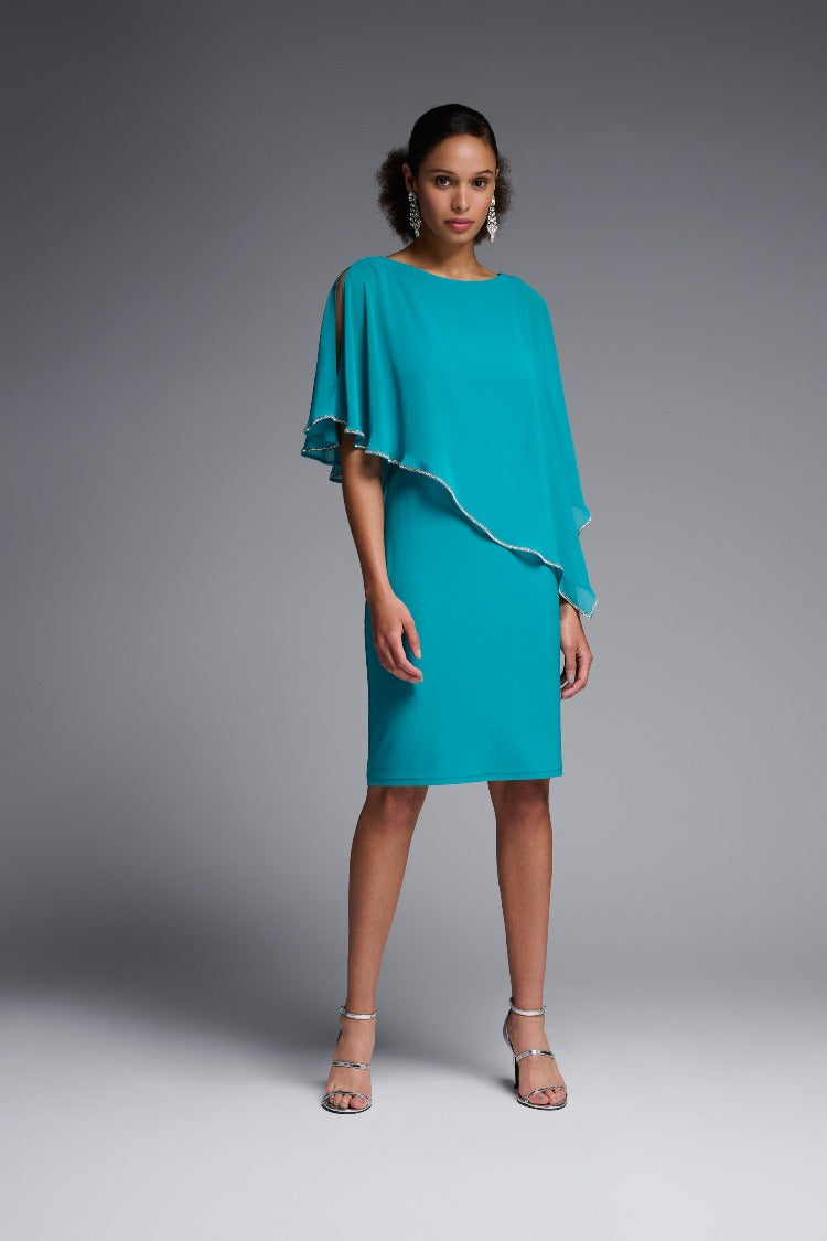 Chiffon Overlay Dress, Joseph Ribkoff, Style: 223762