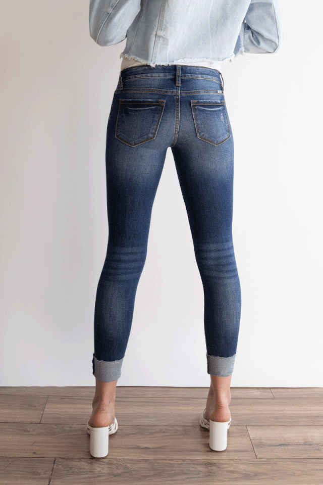 Stella Low Rise Ankle Skinny Jeans