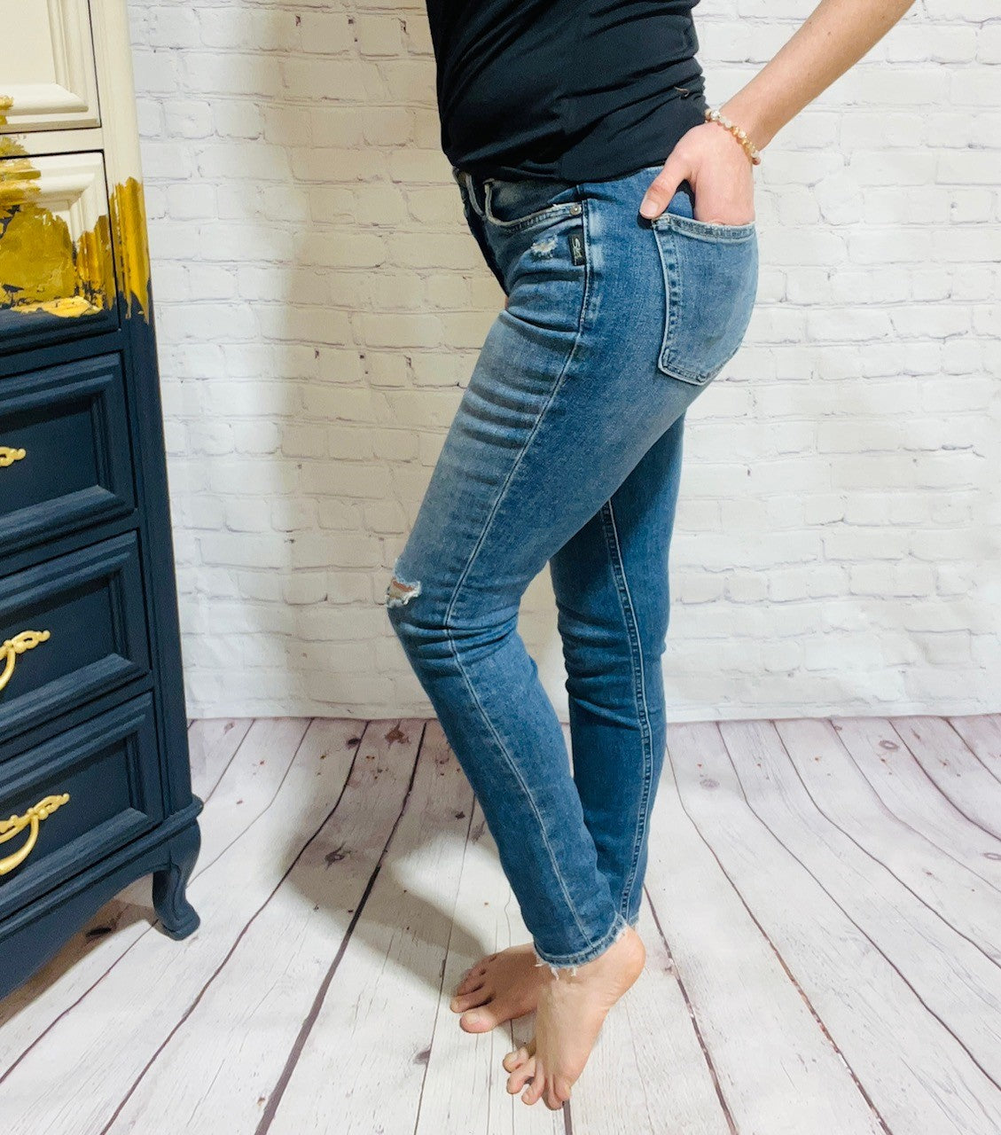 Most Wanted Mid Skinny Jeans