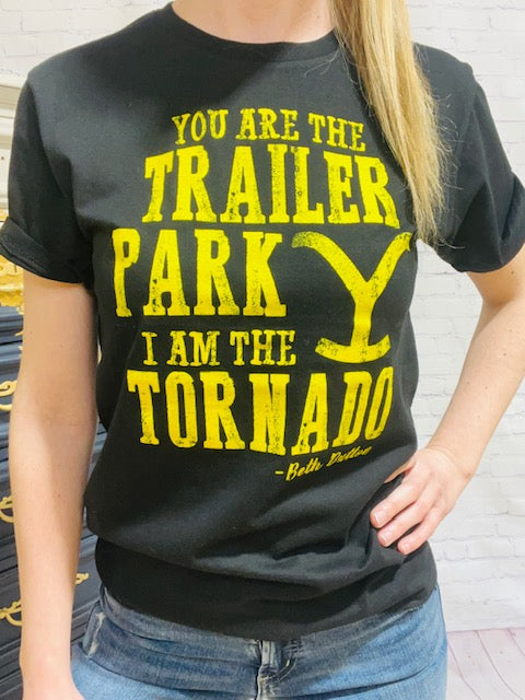 Camiseta Tornado del parque de remolques de Yellowstone