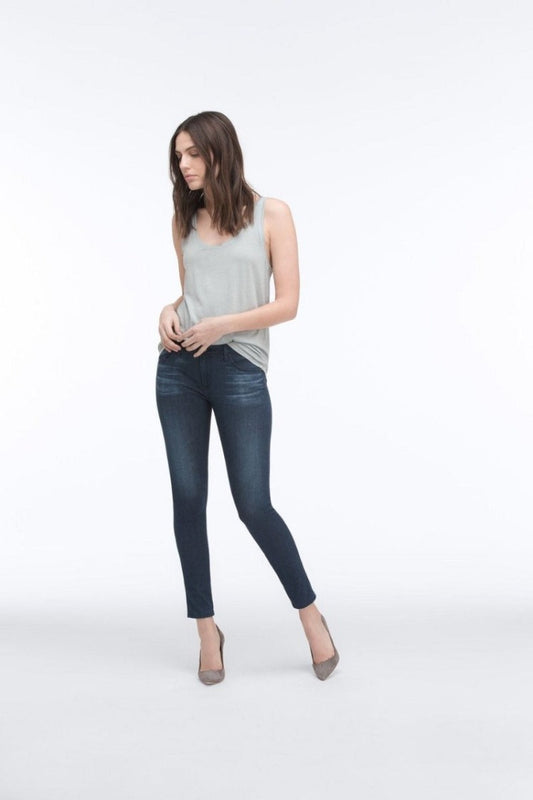 AG Perfect Ankle Legging  Style: KTL1389  Introducing the AG Perfect Ankle Legging! These fashionable jeggings are the perfect plus-one for your day-to-night plans - contouring and flattering your body from hip to hem. Crafted from Knit Luxe Denim, these leggings feel unbelievably soft and silky, combining the look of traditional denim with the cozy construction of your favorite knit! Lightweight, eco-friendly and true to size, you'll be turning heads in no time!