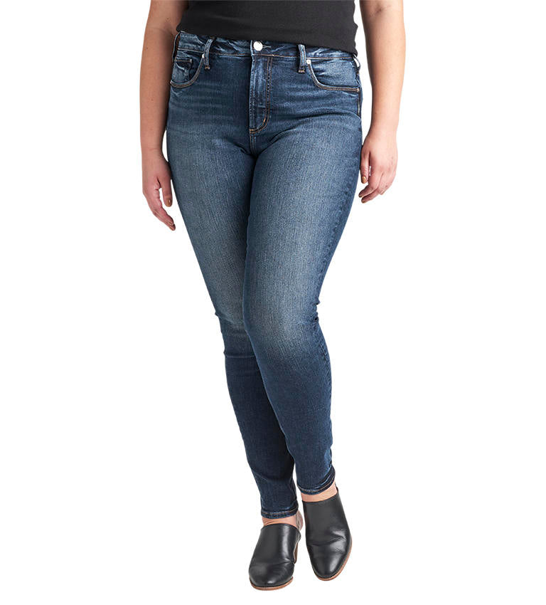 Silver Plus - Avery - Jean skinny coupe courbée